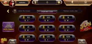 Mậu Binh Online SunWin Đấu Trường Chiến Thuật Đẳng Cấp Cho Cao Thủ